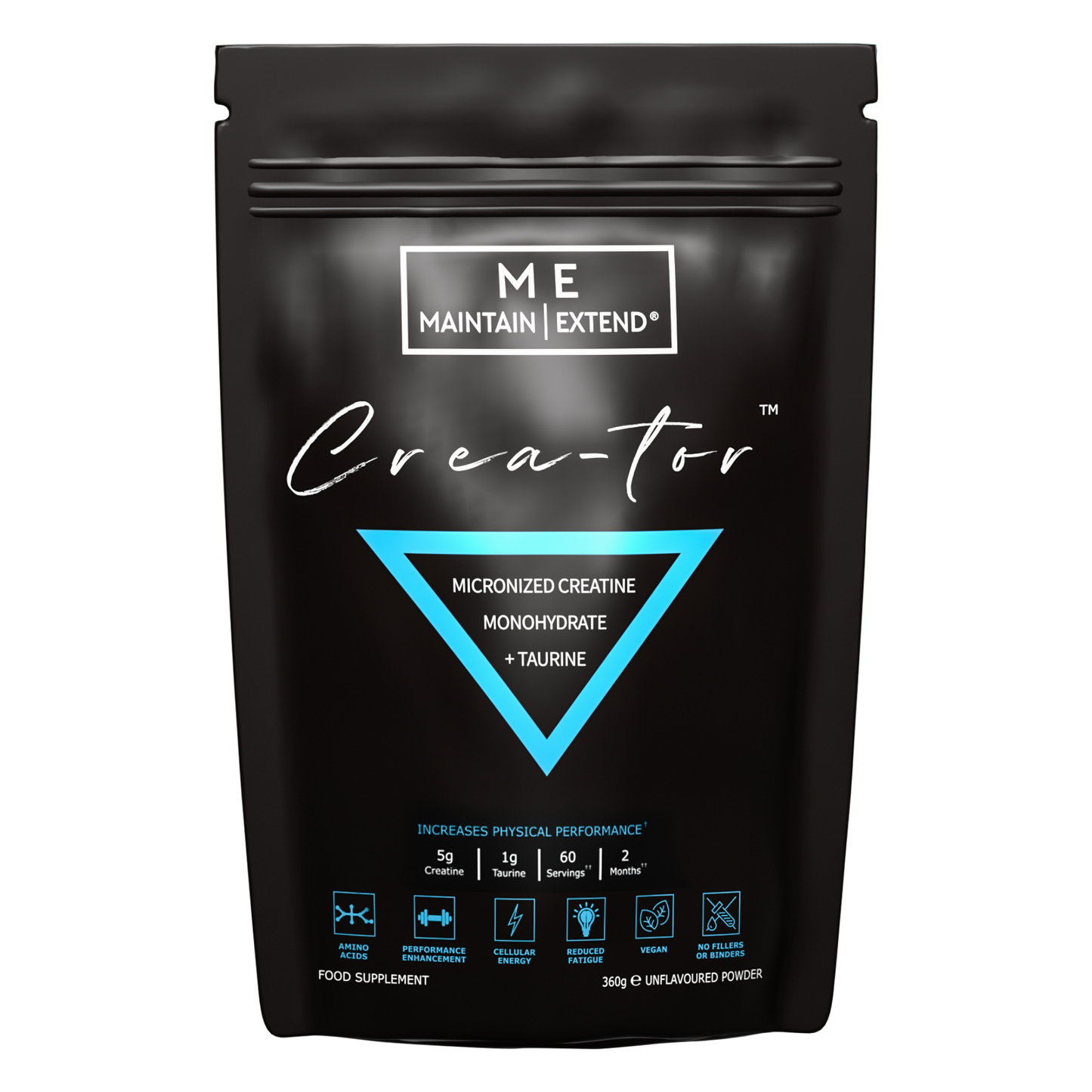 Crea-tor™ creatine taurine powder for men and women in the UK, supporting energy, strength, recovery, and muscle growth.