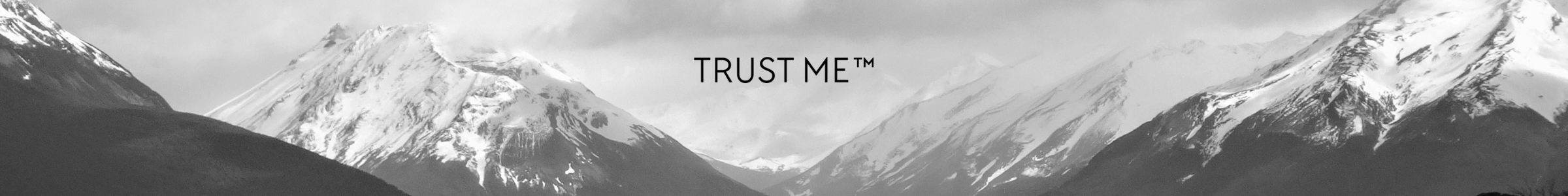 Mountain photo with 'Trust ME' message, representing ME MAINTAIN | EXTEND brand from mewellbeing.com